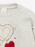 LC Waikiki Crew Neck Printed Baby Girl Sweatshirt and Sweatpants 2-Pack